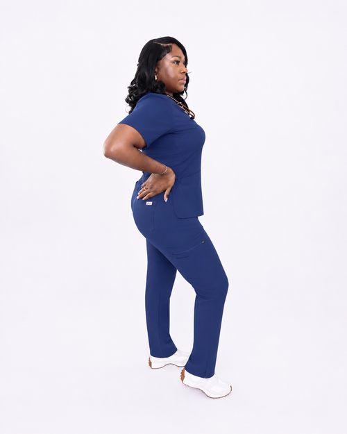 Classic Straight Leg Scrub Pants