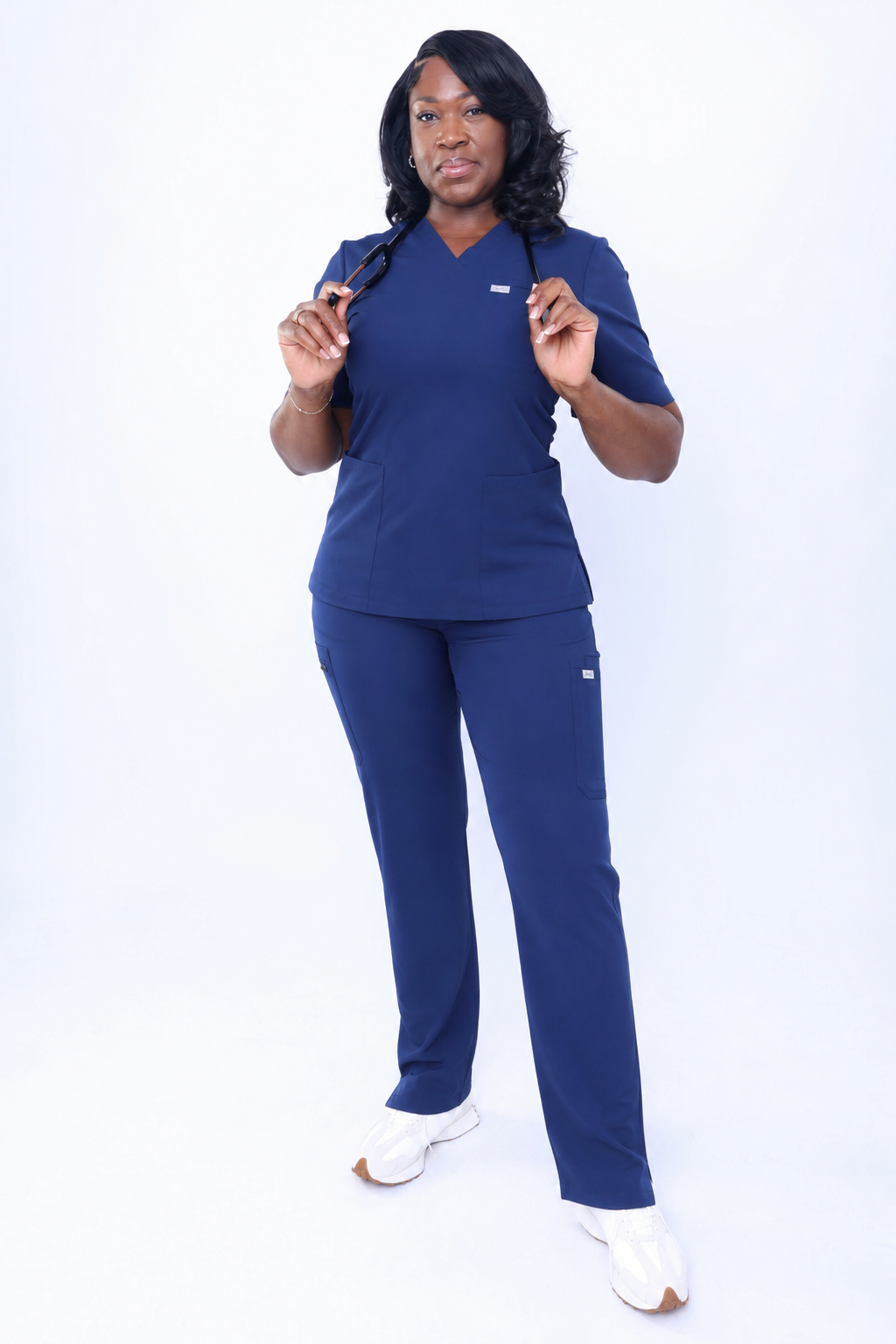 Classic V-Neck Scrub Top