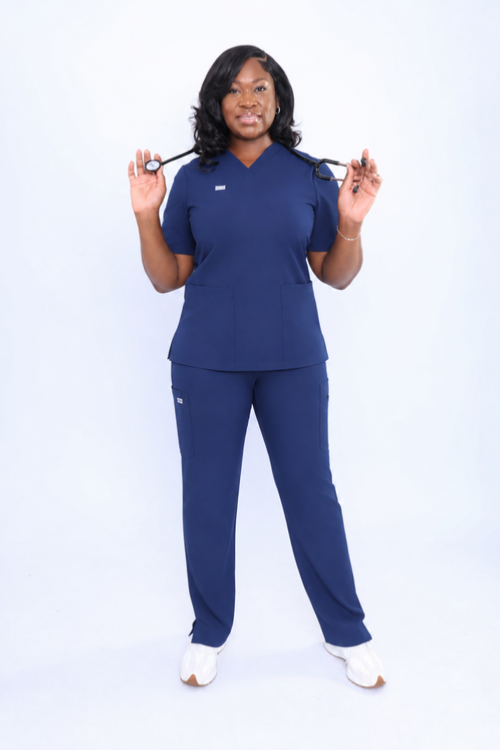 Classic V-Neck Scrub Top