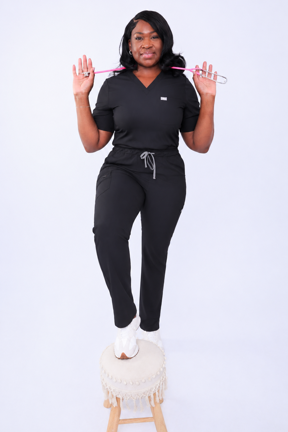 Classic Straight Leg Scrub Pants