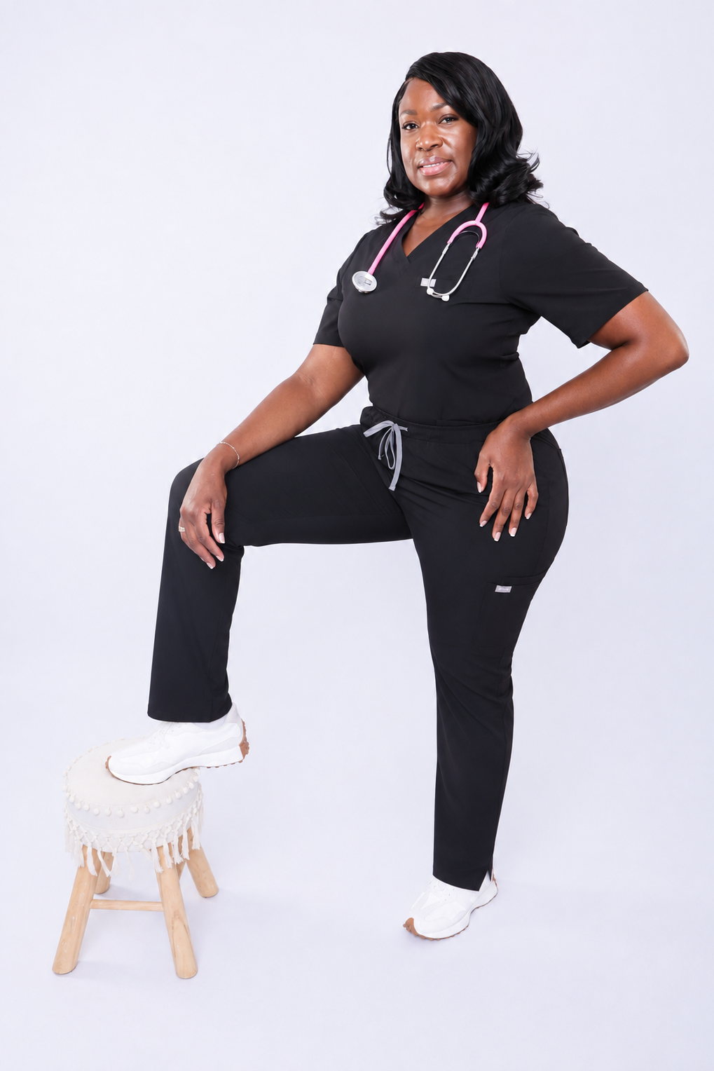 Classic Straight Leg Scrub Pants